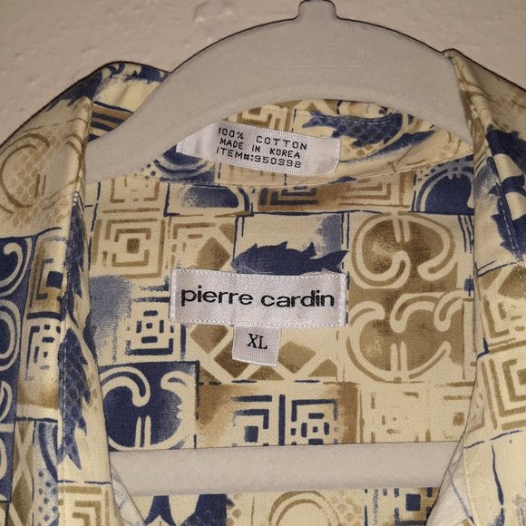 Pierre Cardin Short Sleeve Island Style Shirt - Picture 2 of 4